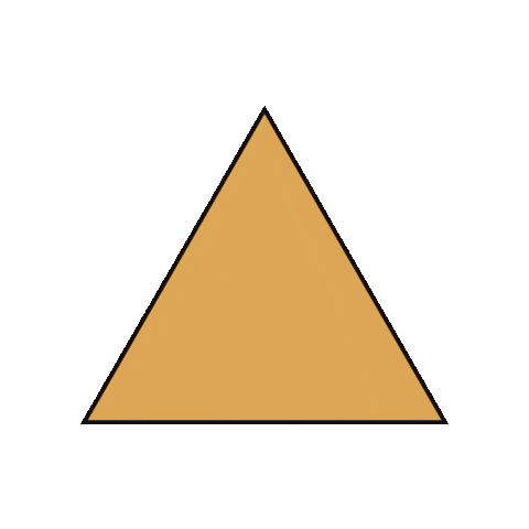 thearcoirisdesign giphygifmaker yellow triangle tadc Sticker