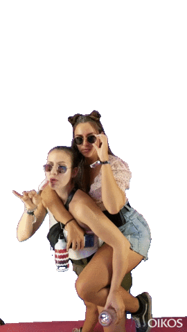 Friends Hello Sticker by Oikos Canada
