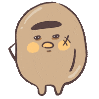 DrauciaJYStudio tired boring sigh bobo Sticker