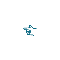 Hand Sticker by Smile + Wave