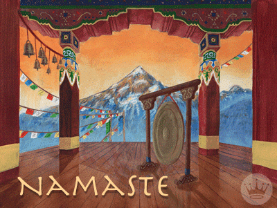 Hallmark Ecards Yoga GIF by Hallmark Gold Crown