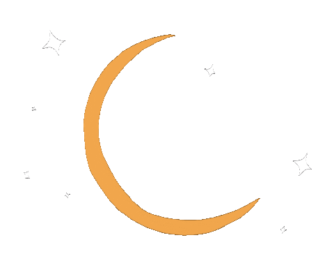 awfulanimation stars night moon sparkle Sticker