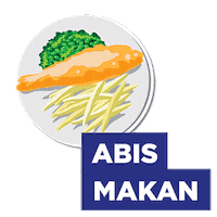 London Eating Sticker by UKinIndonesia