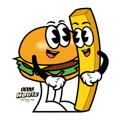 Carls Jr Love Sticker by fullhouseburger