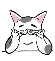 猫 Sticker by 河童堂