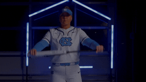 Softball Smile GIF by UNC Tar Heels