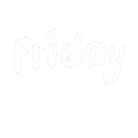 Days Of The Week Friday Sticker