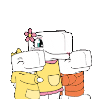 Happy Group Hug Sticker by Ordinary Friends