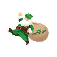 Santa Claus Christmas Sticker by Widerøe