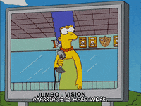 Scared Season 17 GIF by The Simpsons