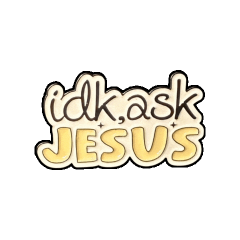 pinnedpins giphygifmaker jesus idk christian Sticker