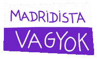 Real Madrid Fan Sticker by Peña Madridista Húngara