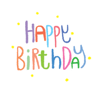 Happy Birthday Sticker