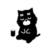 Cat ねこ Sticker by wonderfy