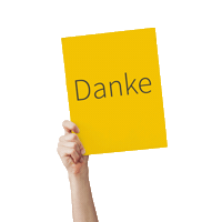 Thanks Dankeschon Sticker by druck.at