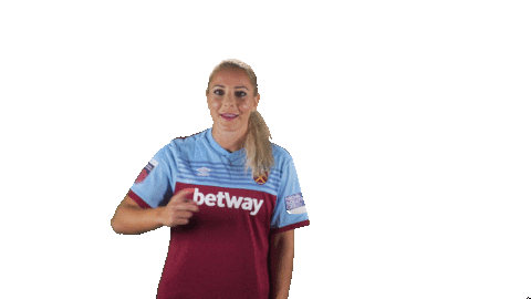 Swipe Up West Ham Sticker by Barclays FAWSL