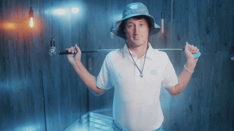 University Of North Carolina Golf GIF by UNC Tar Heels
