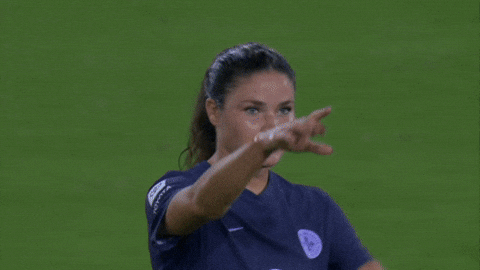 Womens Soccer Heart GIF by National Women's Soccer League