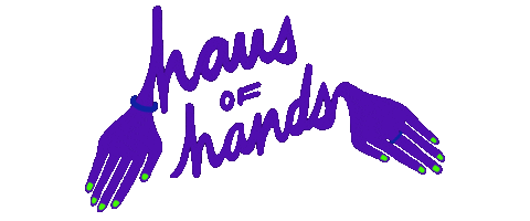 Happy Hand Sticker by Shout Your Abotion