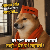 Doge Marathi GIF by HackerMarathi.IN