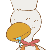 DuckyGreg yummy yum delicious duck Sticker