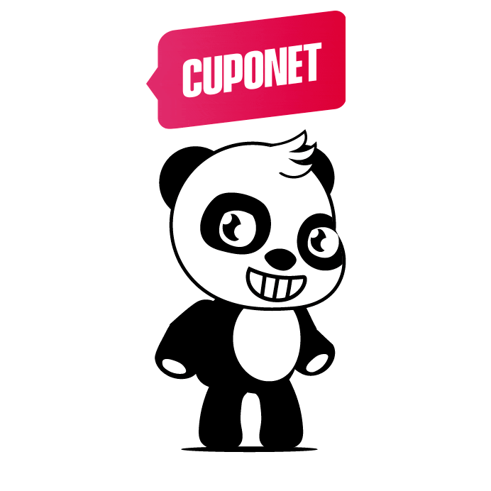 cuponetapp jump happiness panda felicidad Sticker