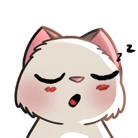 Sleepy Good Night Sticker