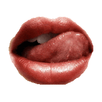 lips lick STICKER by imoji