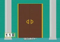 scared security GIF by South Park 