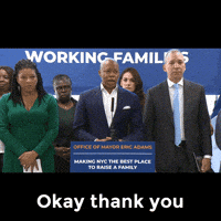 New York Thank You GIF by Eric Adams