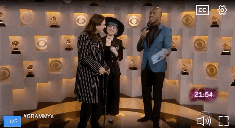 Ozzy Osbourne GIF by Recording Academy / GRAMMYs