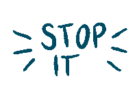 Stop It Sticker