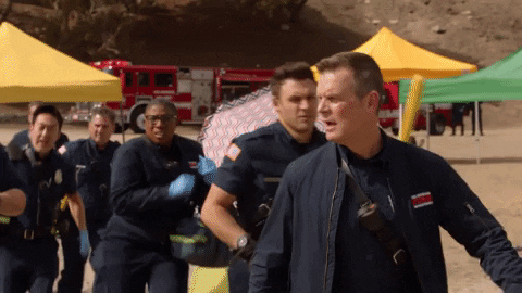 Bobby Firefighter GIF by 9-1-1 on FOX