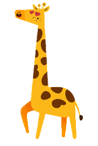 OGirafinha love heart amor coracao Sticker