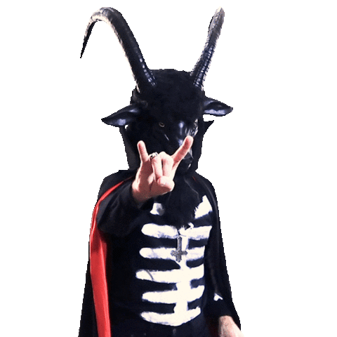 Rock And Roll Halloween Sticker by CALABRESE