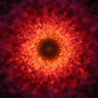 konczakowski fire red star sun GIF