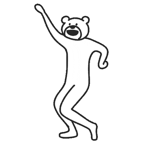 happy dance Sticker by takadabear