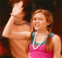 High Five Miley Cyrus GIF