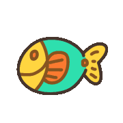 Fish Love Sticker