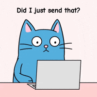 Blue Cat Help GIF