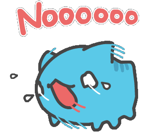 Cat No Sticker by Capoo