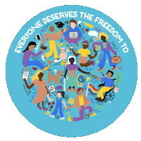 Planned Parenthood Freedom Sticker by INTO ACTION