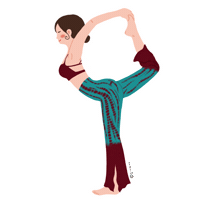 Yoga Yogini Sticker