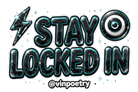 Locked In Focus Sticker