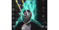 Lightning Stream Sticker
