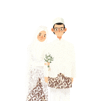 Wedding Couple Sticker