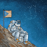 To The Moon Crypto GIF by Lofi The Yeti