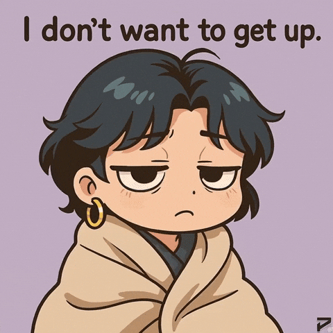 I Dont Want To Get Up Over It GIF by Persona
