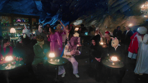 Party Halloween GIF by Allison Ponthier
