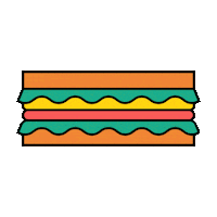 Sandwich Bakery Sticker by Le big TamTam